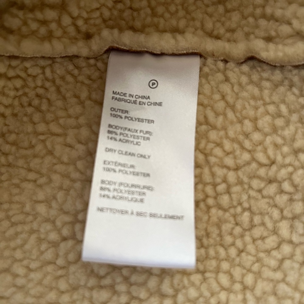 Urban Outfitters Tan faux leather and faux fur Jacket. - Picture 3 of 7
